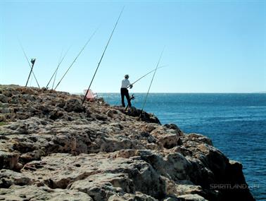 Fishing the cliffs at Steep Point, Western Australia